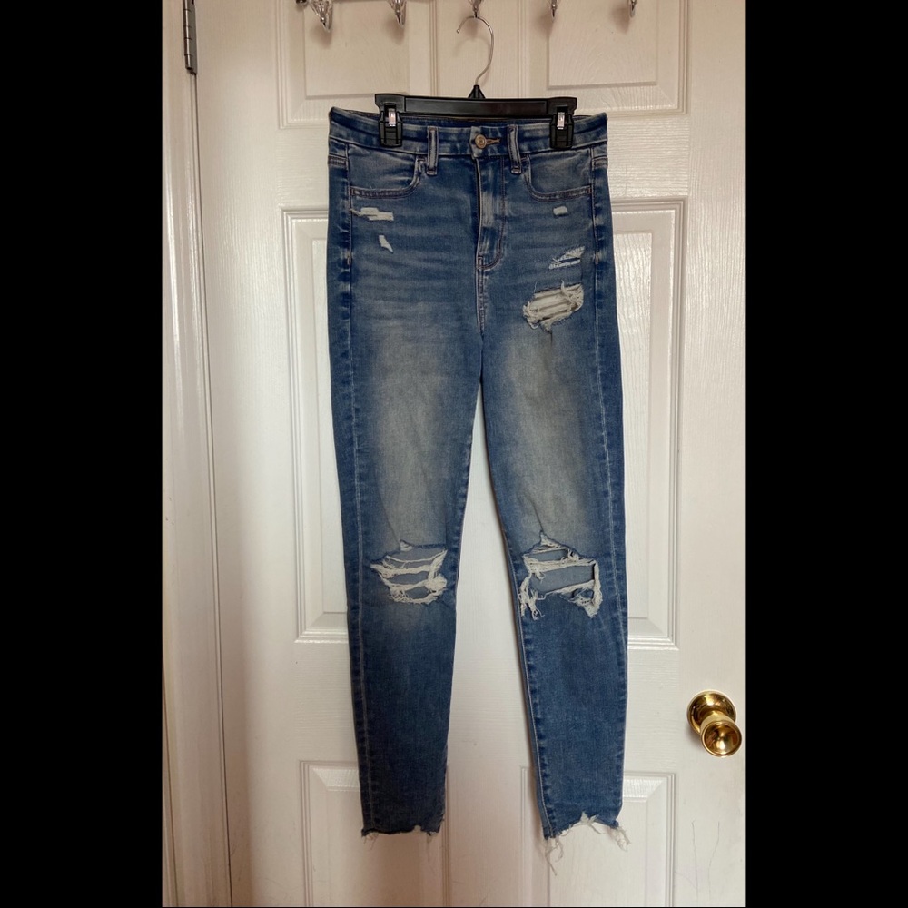 American Eagle ripped jeans